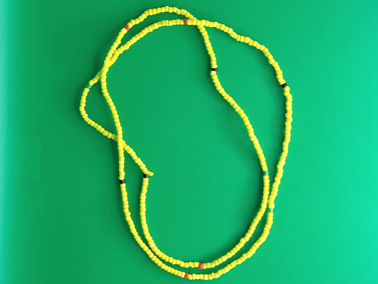 Sunshine Yellow waist beads